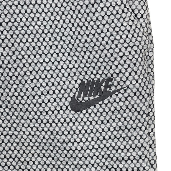 Nike Tech Fleece Shorts Mens Medium Gray Printed Zip Pocket Athletic Streetwear - Picture 4 of 9